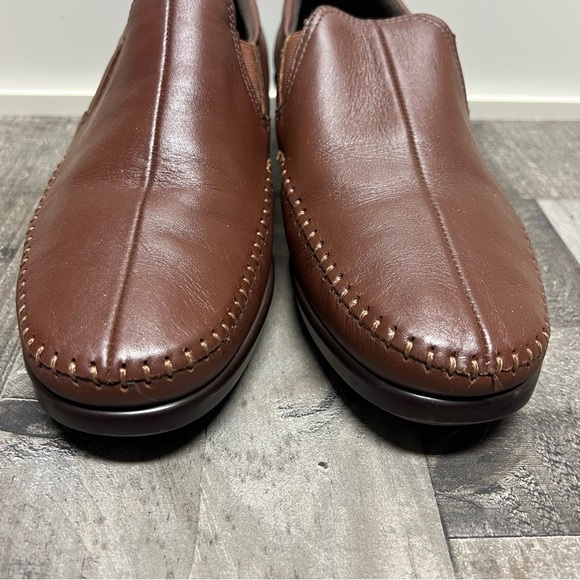SAS Shoes Womens 10M Dream Loafer Leather Slip On Brown‎ Comfort Pillow Soft - Picture 3 of 8